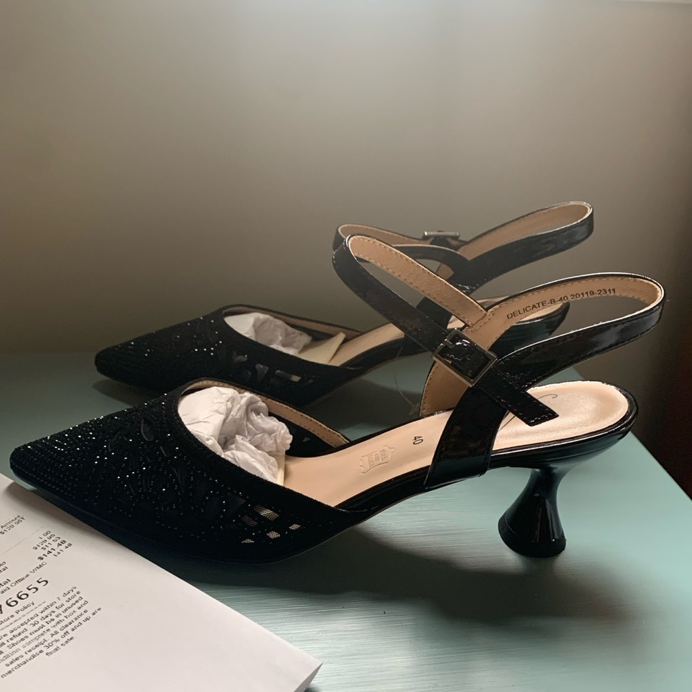 Elegant Black High Heel Pumps